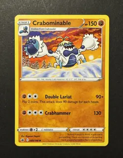Crabominable 85/198 Chilling Reign Uncommon Pokemon Card TCG - Image 1