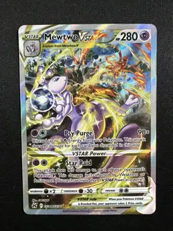 Mewtwo VSTAR Galarian Gallery Ultra Rare Card Crown Zenith Pokemon English - Image 1