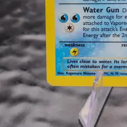 Vaporeon Holo Rare 12/64 Jungle Set Unlimited Pokemon Card WOTC Vintage HP - Image 4