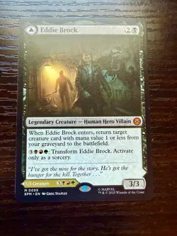Magic the Gathering Marvel's Spider-Man Eddie Brock M 0055 Venom - Image 1