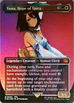 Magic | FINAL FANTASY | Yuna, Hope of Spira (Borderless) | 404 | NM Foil - Image 1