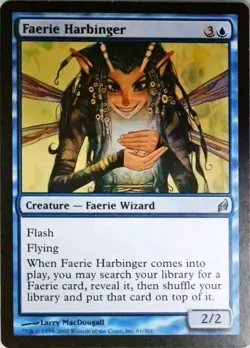 Magic | Lorwyn | Faerie Harbinger | 61 | NM - Image 1