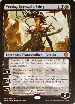 Magic | Phyrexia: All Will Be One | Vraska, Betrayal's Sting | 115 | NM - Image 1