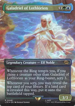 Galadriel of Lothlorien Borderless Lord of the Rings: Tales of MiddleEarth Foil - Image 1