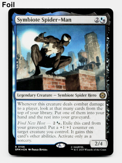 Symbiote, Spider-Man (FOIL) - [Marvel's Spider-Man] MTG NM/M 💧💀 *Ships Now!* - Image 1