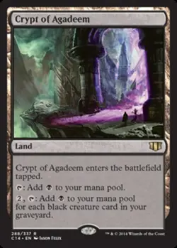 MTG Crypt of Agadeem, NM-Mint, English Commander 2014 - Image 1