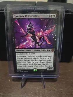 Spiderman Magic the Gathering Mythic Rare Lot of 10 Borderless Eddie Brock Look - Image 5