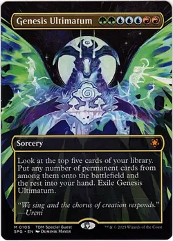 MTG Tarkir Dragonstorm Genesis Ultimatum Borderless Special Guest (Mythic) - Image 1