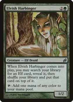 MTG | Elvish Harbinger [Lorwyn] Near Mint - Image 1