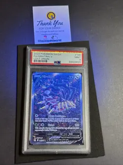 2022 POKEMON SWORD & SHIELD LOST ORIGIN #186 FULL ART/GIRATINA V - PSA 9 - Image 5