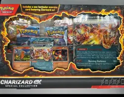 Pokemon TCG - Charizard EX Special Collection Box 5x Packs + Promo. Sealed 🔥 - Image 1