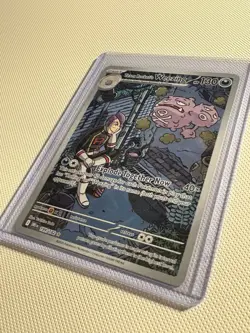 Pokemon TCG Team Rocket’s Weezing 199/182 Destined Rivals Illustration Rare Card - Image 2