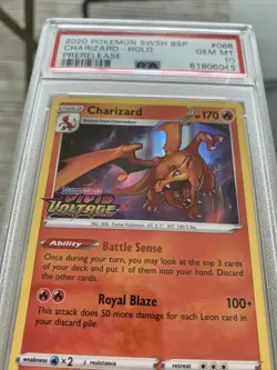 Pokemon Vivid Voltage Prerelease Promo Holo CHARIZARD SWSH066 PSA 10 GEM MINT - Image 5