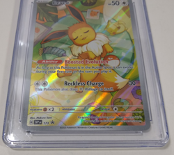 Pokemon Eevee 173 Black Star Promo Prismatic Evolutions ETB CGC 10 Gem Mint - Image 3