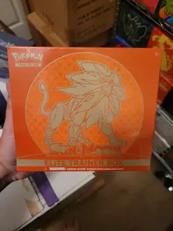 Sun and Moon Base ETB Factory Sealed [Solgaleo] Pokemon Elite Trainer Box - Image 1