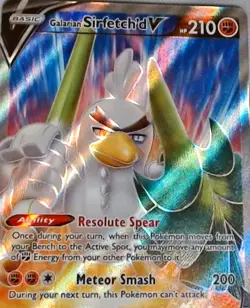 Pokemon | SWSH04: Vivid Voltage | Galarian Sirfetch'd V (Full Art) | 174/185 | N - Image 1