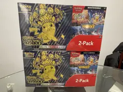 Pokemon Surging Sparks Elite Trainer Box + Booster Bundle, Lot Of (2)-Costco Set - Image 1