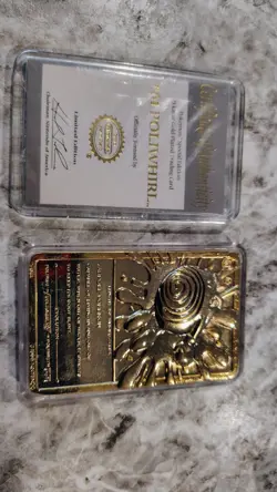 1999 Pokemon Charizard Poliwhirl, MewTew Limited Edition 23K Gold-Plated Trading - Image 3