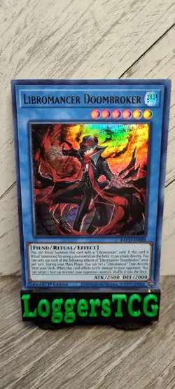 Yu-Gi-Oh! Libromancer Doombroker / BACH EN089 1st Edition NM - Image 1