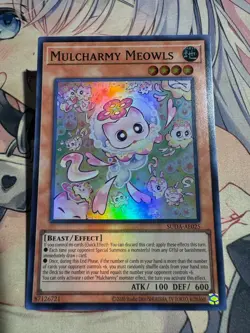 YuGiOh Asian English SUDA-AE025 Mulcharmy Meowls super rare Near Mint - Image 1