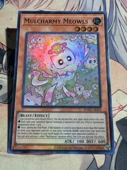 YuGiOh Asian English SUDA-AE025 Mulcharmy Meowls super rare Near Mint - Image 2