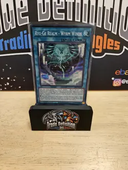 Ryu-Ge Realm - Wyrm Winds CRBR-EN039 Super Rare 1st Edition YuGiOh - Image 1