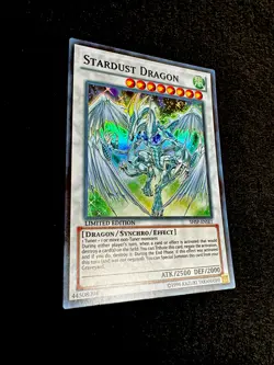 🔥 YUGIOH • STARDUST DRAGON • SUPER RARE • SHSP-ENSE1 • LIMITED/E • NM 🔥 - Image 3