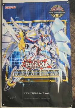Yu-Gi-Oh! Power of the Elements OTS Promotional Banner Konami - Image 1