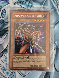 RP01-EN097 Amazoness Chain Master Near Mint Secret Rare Unlimited Edition - Image 1