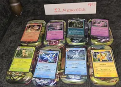 1x New Sealed Prismatic Evo Mini Tin w/ an Eeveelution Card - Pokemon TCG - Image 1
