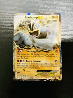Machamp EX XY108 Promo Rare Holo Pokemon Card Near Mint Condition Never Played - Image 2