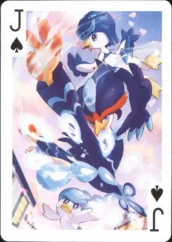 Japan PALCITY Pokemon Playing Card Poker Set #Jack of Spades Quaxly - Image 1