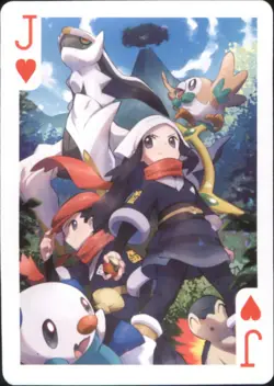 Japan PALCITY Pokemon Playing Card Poker Set #Jack of Hearts Arceus - Image 1
