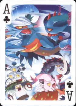 Japan PALCITY Pokemon Playing Card Poker Set #Ace of Clubs Salamance - Image 1