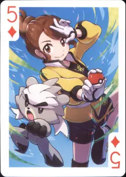 Japan PALCITY Pokemon Playing Card Poker Set #5 of Diamonds Trainer - Image 1