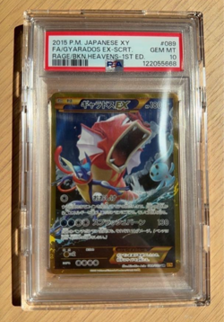 PSA 10 Gyarados Ex 089/080 UR 1st ED Rage Broken Heavens Pokemon Card Japanese - Image 1