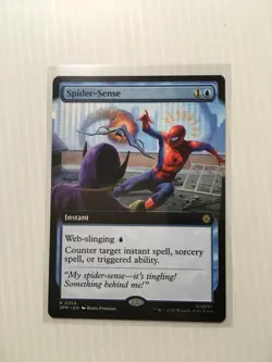 Spider-Sense (Extended Art) 254 MTG Marvel's Spider-Man Regular NM - Image 1