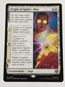 MTG Universes Beyond: Spider-man Origin of Spider-Man 0009 NM Rare - Image 1