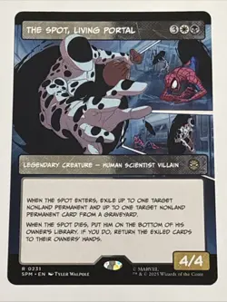 MTG Universes Beyond: Spider-man The Spot, Living Portal Borderless 0231 NM Rare - Image 1