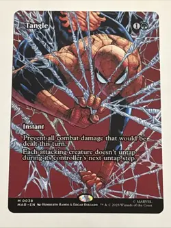 MTG Marvel Universe Eternal-Legal Tangle Borderless 0038 NM Mythic - Image 1