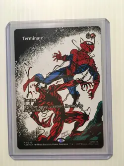 MTG Terminate FULL ART Regular NM/M MTG Spider-man Magic Card Marvel - Image 3