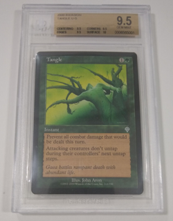 MTG Tangle BGS 9.5 Quad+ Gem Mint Invasion Magic 2000 Vintage NM - Image 1