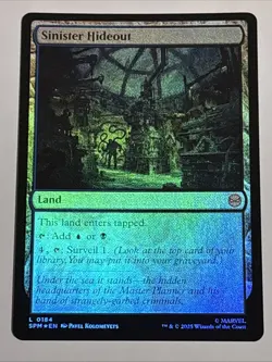 MTG Universes Beyond: Spider-man Sinister Hideout Foil 0184 NM - Image 1