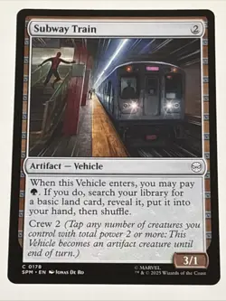 MTG Universes Beyond: Spider-man Subway Train 0178 NM - Image 1