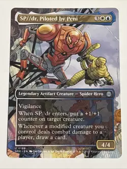 MTG Universes Beyond: Spider-man SP/dr, Piloted by Peni Borderless 0199 NM - Image 1