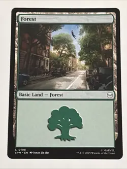 MTG Universes Beyond: Spider-man Forest 0198 NM - Image 1