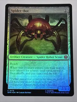MTG Universes Beyond: Spider-man Spider-Bot Foil 0173 NM - Image 1
