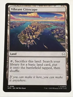 MTG Universes Beyond: Spider-man Vibrant Cityscape 0188 NM - Image 1