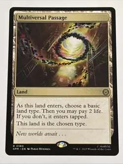 MTG Universes Beyond: Spider-man Multiversal Passage 0180 NM Rare - Image 1