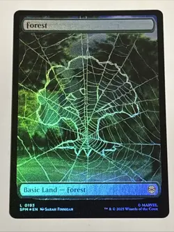 MTG Universes Beyond: Spider-man Forest Foil 0193 NM - Image 1